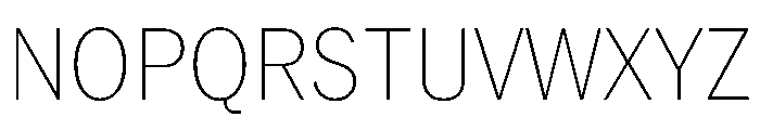 PPNeueYorkNarrow NarrowThin Instance Font UPPERCASE