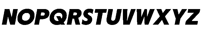 PPNikkeiJournal BoldOblique Instance Font UPPERCASE