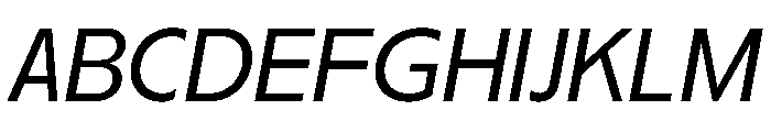 PPNikkeiJournal LightOblique Instance Font UPPERCASE