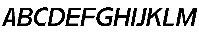 PPNikkeiJournal RegularOblique Instance Font UPPERCASE