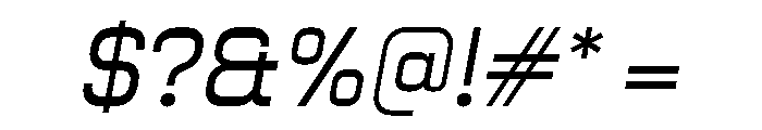 PPNikkeiLine LightOblique Instance Font OTHER CHARS