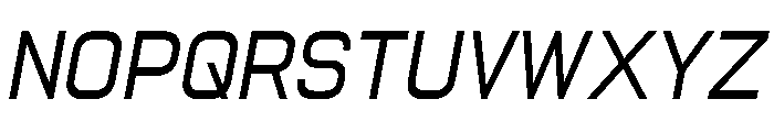 PPNikkeiLine LightOblique Instance Font UPPERCASE