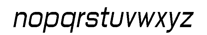 PPNikkeiLine LightOblique Instance Font LOWERCASE