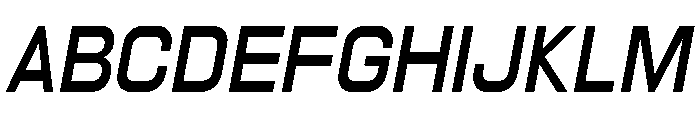 PPNikkeiLine RegularOblique Instance Font UPPERCASE