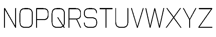 PPNikkeiLine Thin Instance Font UPPERCASE