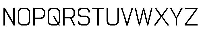 PPNikkeiLine Ultralight Instance Font UPPERCASE