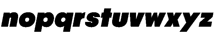 PPNikkeiMaru HeavyItalic Instance Font LOWERCASE