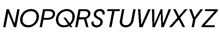 PPNikkeiMaru LightOblique Instance Font UPPERCASE