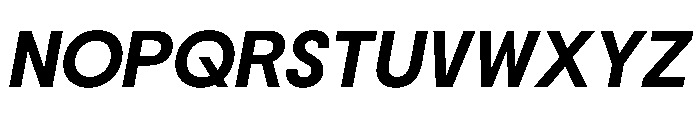 PPNikkeiMaru MediumItalic Instance Font UPPERCASE