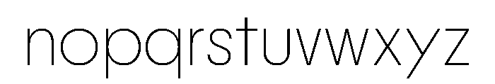 PPNikkeiMaru Thin Instance Font LOWERCASE
