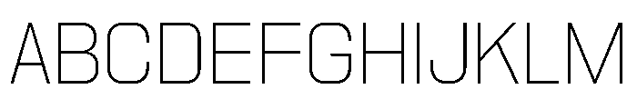 PPNikkeiPacific Thin Instance Font UPPERCASE