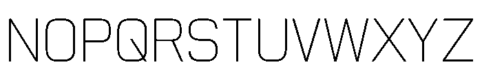 PPNikkeiPacific Thin Instance Font UPPERCASE