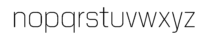 PPNikkeiPacific Thin Instance Font LOWERCASE