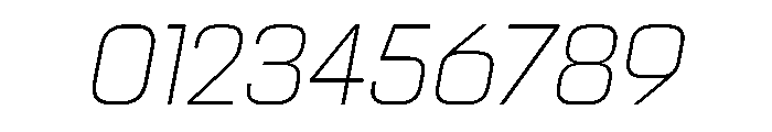 PPNikkeiPacific ThinOblique Instance Font OTHER CHARS