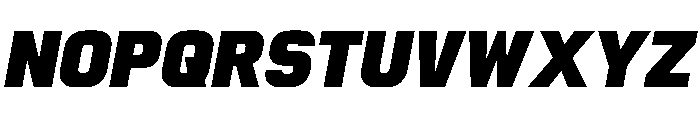 PPNikkeiPacific UltraboldOblique Instance Font UPPERCASE