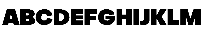 PPObjectSans Black Instance Font UPPERCASE