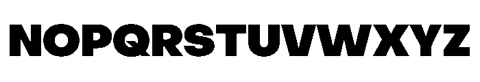 PPObjectSans Black Instance Font UPPERCASE