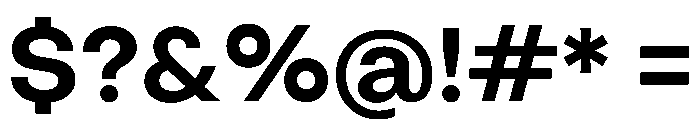 PPObjectSans Bold Instance Font OTHER CHARS