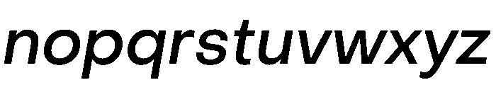 PPObjectSans MediumSlanted Instance Font LOWERCASE