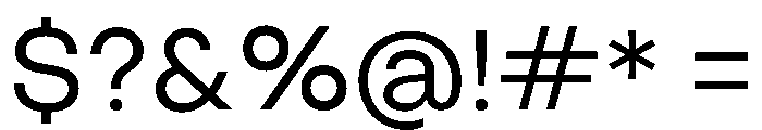 PPObjectSans Regular Instance Font OTHER CHARS