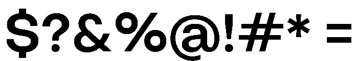 PPObjectSans Semibold Font OTHER CHARS