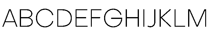 PPObjectSans Thin Instance Font UPPERCASE