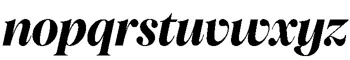 PPPangaia BoldItalic Instance Font LOWERCASE