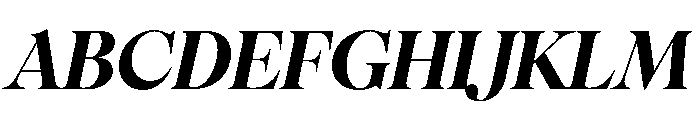 PPPangaia BoldItalic Font UPPERCASE