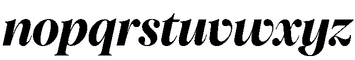PPPangaia BoldItalic Font LOWERCASE