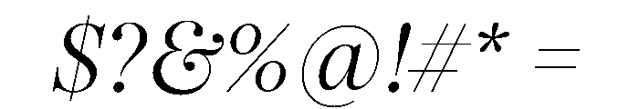 PPPangaia LightItalic Instance Font OTHER CHARS