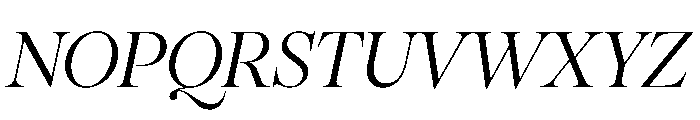 PPPangaia LightItalic Instance Font UPPERCASE