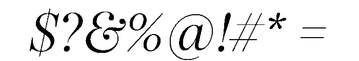 PPPangaia LightItalic Font OTHER CHARS