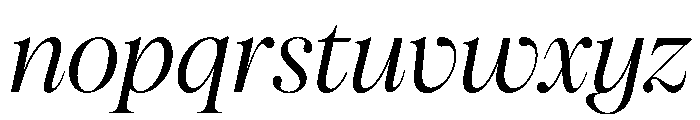 PPPangaia LightItalic Font LOWERCASE