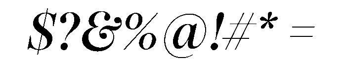 PPPangaia MediumItalic Instance Font OTHER CHARS