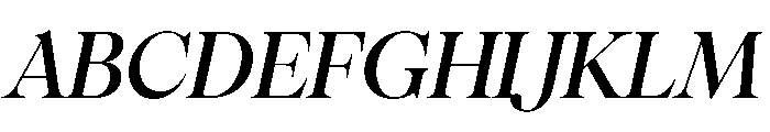 PPPangaia MediumItalic Instance Font UPPERCASE