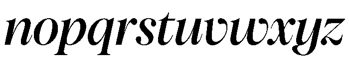 PPPangaia MediumItalic Instance Font LOWERCASE