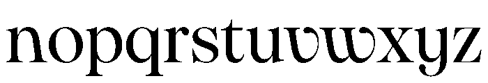 PPPangaia Regular Instance Font LOWERCASE