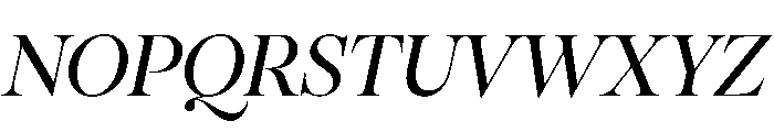 PPPangaia RegularItalic Instance Font UPPERCASE