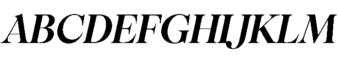 PPPangaia SemiboldItalic Instance Font UPPERCASE