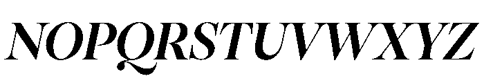 PPPangaia SemiboldItalic Instance Font UPPERCASE