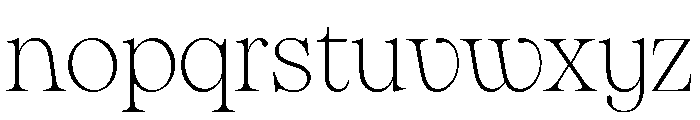 PPPangaia Thin Instance Font LOWERCASE