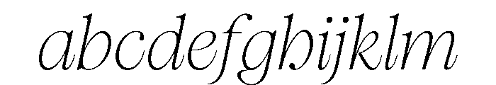 PPPangaia ThinItalic FONT