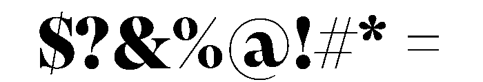 PPPangaia Ultrabold Instance Font OTHER CHARS