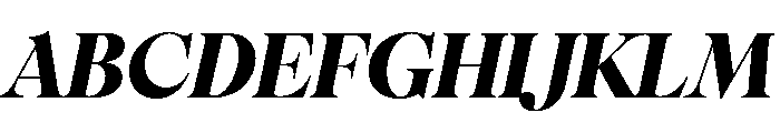 PPPangaia UltraboldItalic Instance Font UPPERCASE