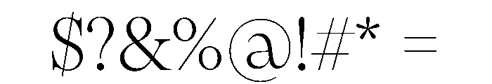 PPPangaia Ultralight Instance Font OTHER CHARS