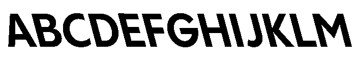 PPPangramSansCompact BoldReclined Instance Font UPPERCASE