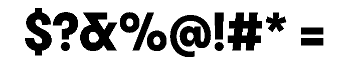 PPPangramSansCompact Extrabold Instance Font OTHER CHARS