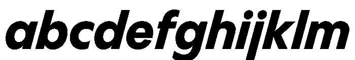 PPPangramSansCompact ExtraboldItalic Instance FONT