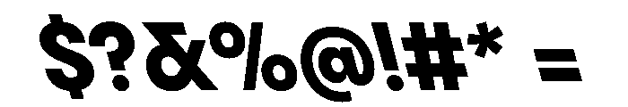 PPPangramSansCompact ExtraboldReclined Instance Font OTHER CHARS