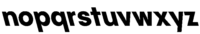 PPPangramSansCompact ExtraboldReclined Instance Font LOWERCASE